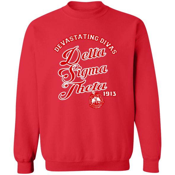 Delta Sigma Theta Sweatshirt Paraphernalia Screen Printed Unisex