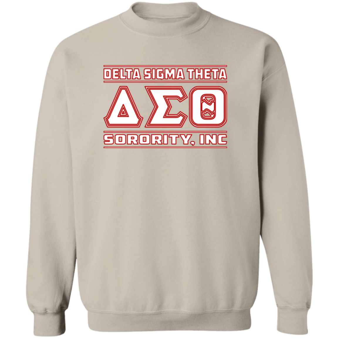Delta Sigma Theta Sweatshirt Paraphernalia Screen Printed Unisex