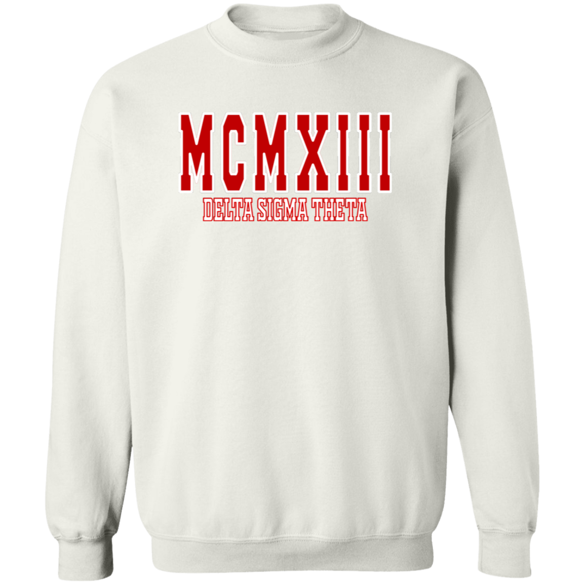 Delta Sigma Theta Sweatshirt Paraphernalia Screen Printed Unisex