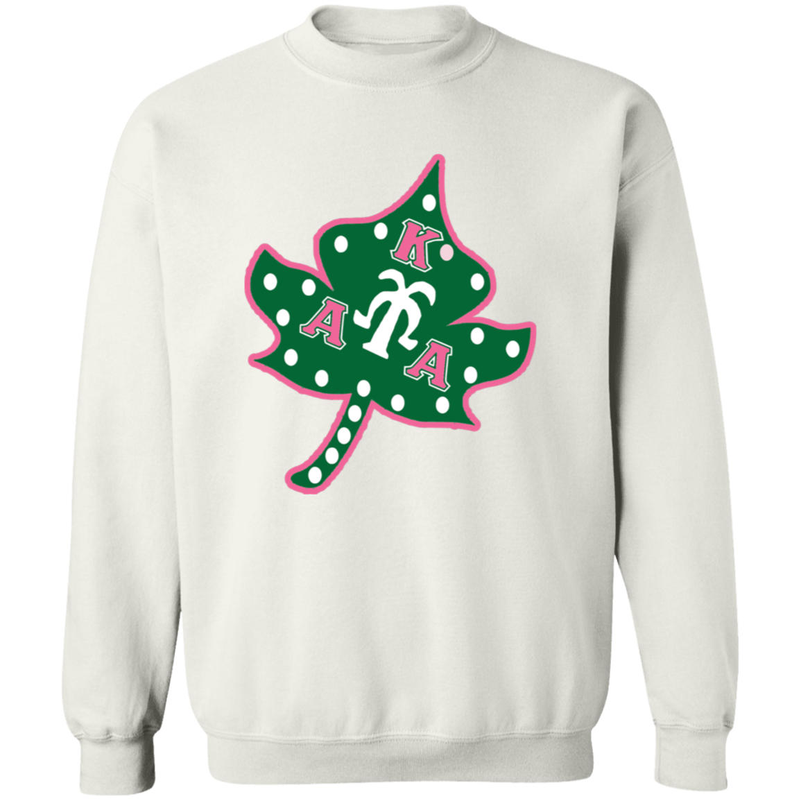 Alpha Kappa Alpha Screen Printed Crewneck Sweatshirt