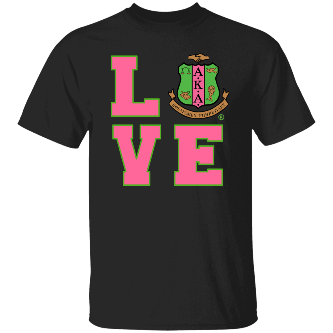 Alpha Kappa Alpha Screen Printed T-Shirt