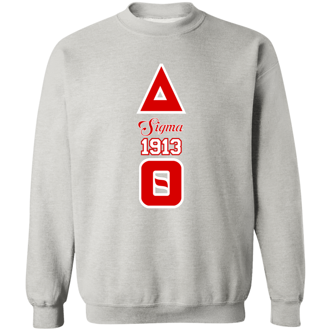 Delta Sigma Theta Sweatshirt Paraphernalia Screen Printed Unisex