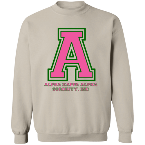 Alpha Kappa Alpha Screen Printed Crewneck Sweatshirt