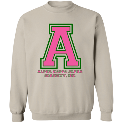 Alpha Kappa Alpha Screen Printed Crewneck Sweatshirt