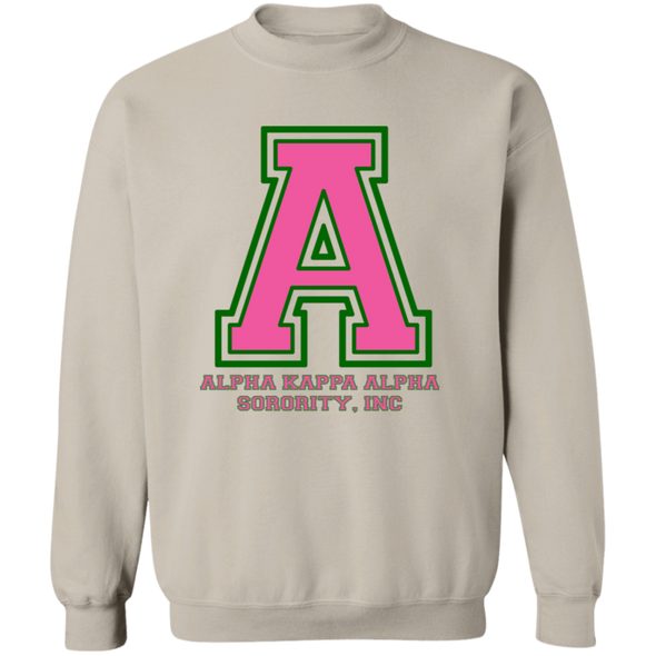 Alpha Kappa Alpha Screen Printed Crewneck Sweatshirt