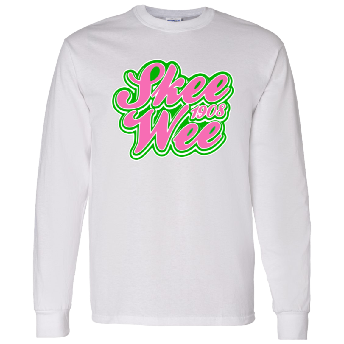 Alpha Kappa Alpha Screen Printed Long Sleeve