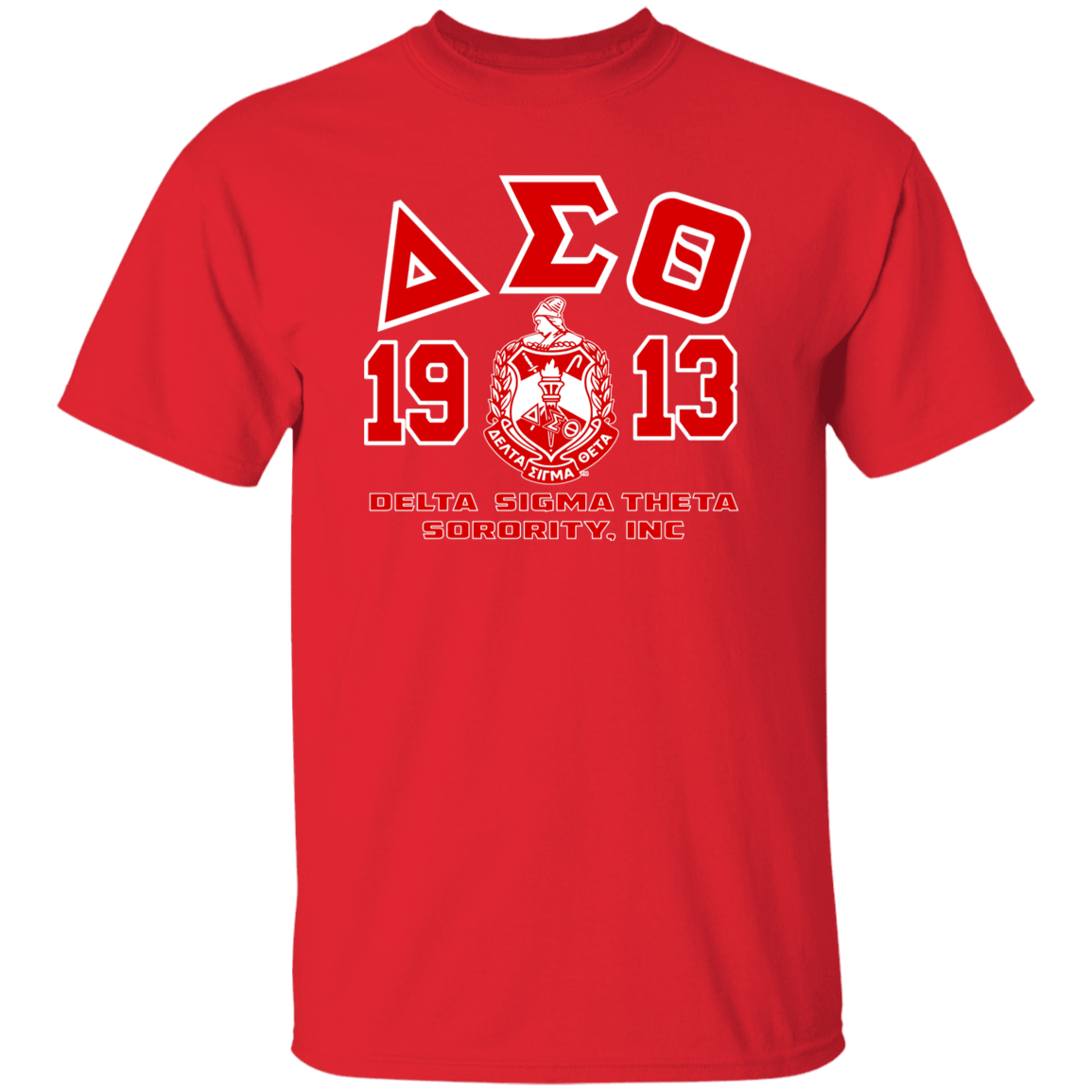 Delta Sigma Theta T-Shirt Paraphernalia Screen Printed Unisex