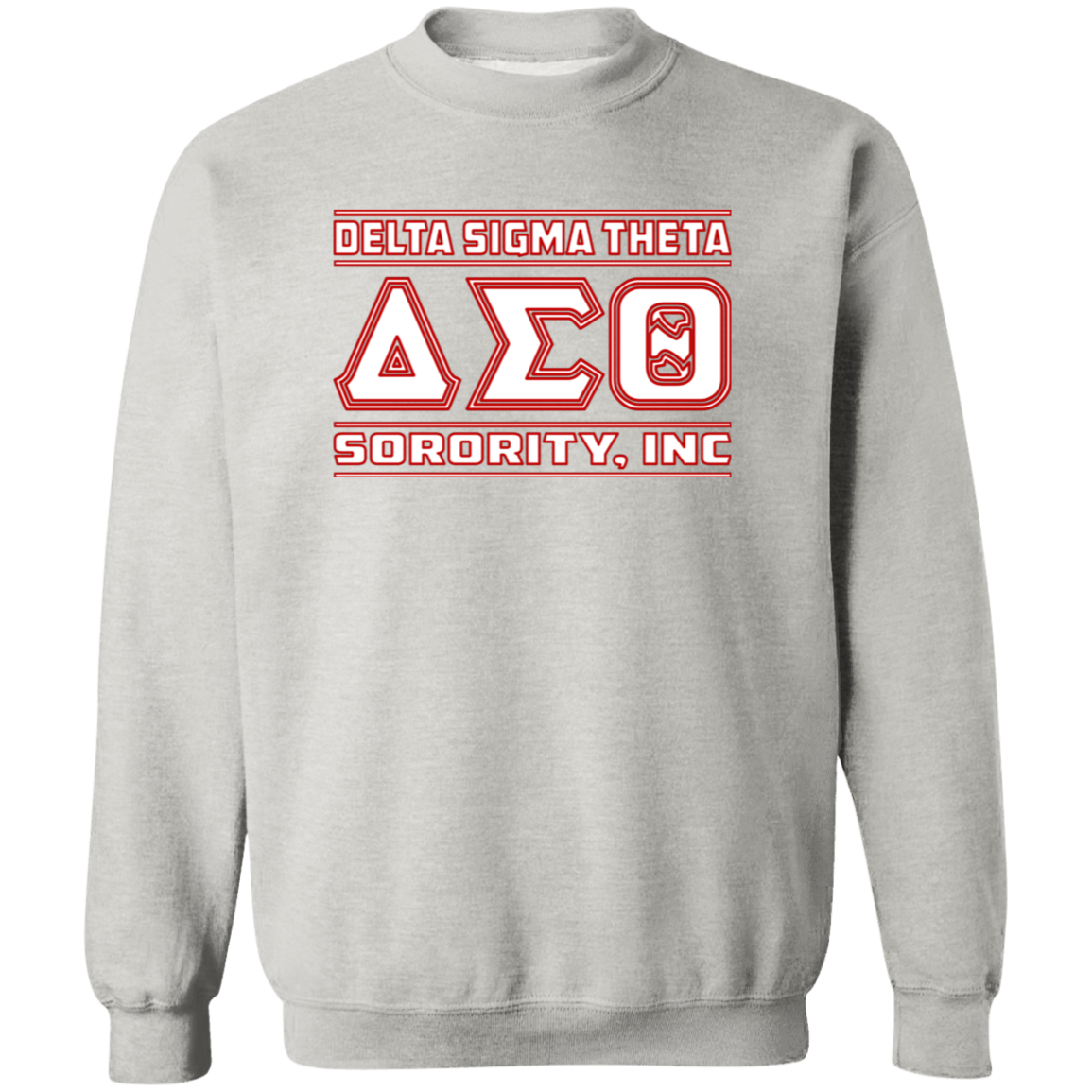 Delta Sigma Theta Sweatshirt Paraphernalia Screen Printed Unisex