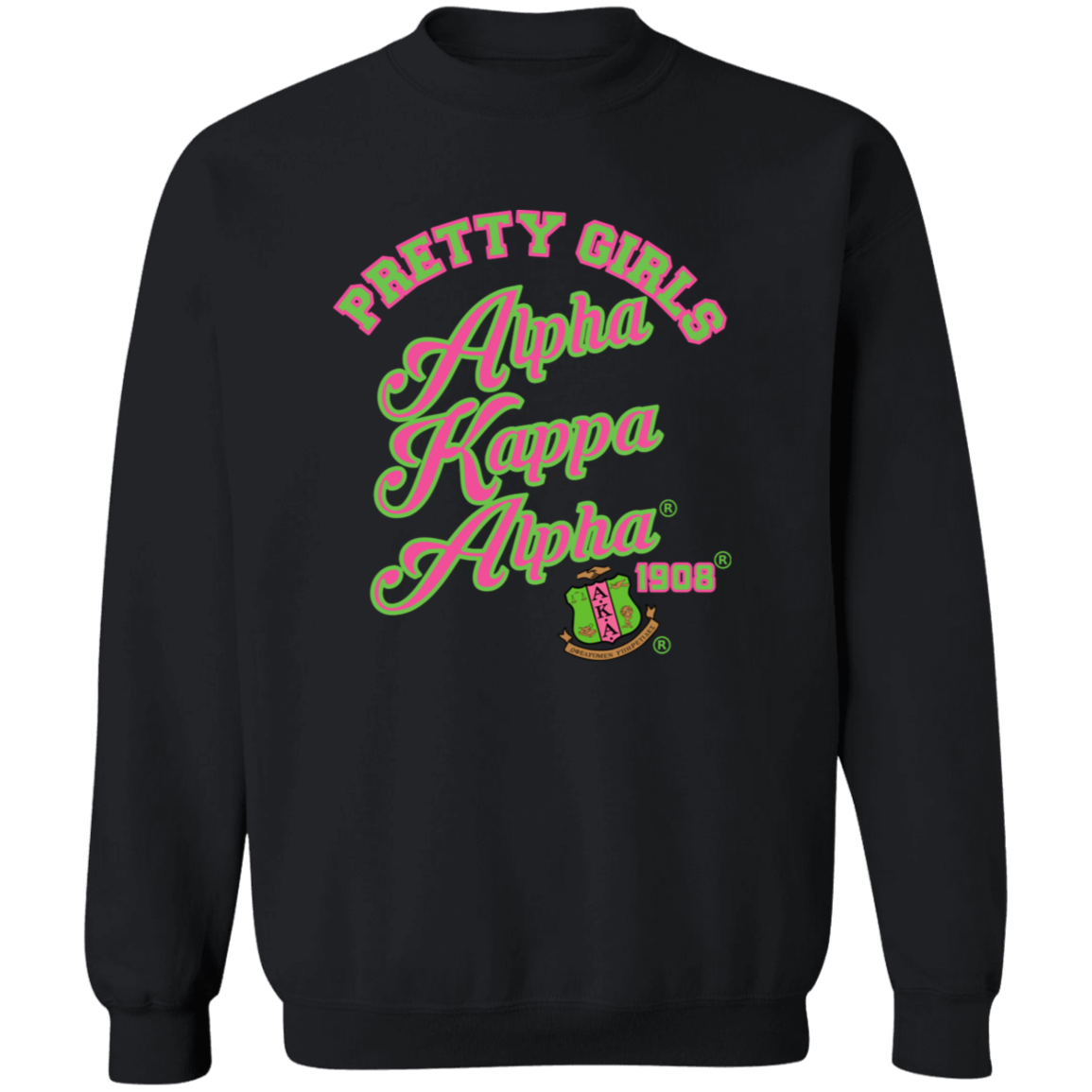 Alpha Kappa Alpha Crewneck Pullover Sweatshirt