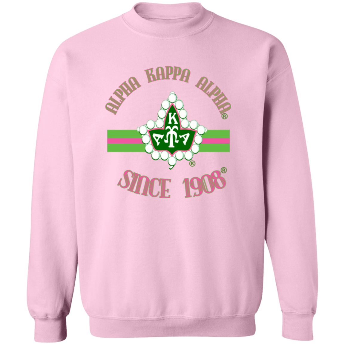 Alpha Kappa Alpha Crewneck Pullover Sweatshirt