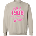 Alpha Kappa Alpha Screen Printed Crewneck Sweatshirt