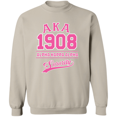 Alpha Kappa Alpha Screen Printed Crewneck Sweatshirt