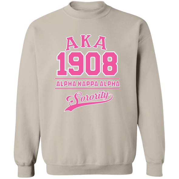 Alpha Kappa Alpha Screen Printed Crewneck Sweatshirt