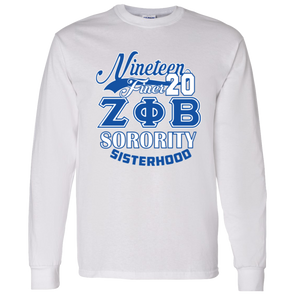 Zeta Phi Beta Sorority LS T-Shirt