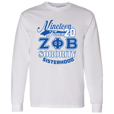 Zeta Phi Beta Sorority LS T-Shirt