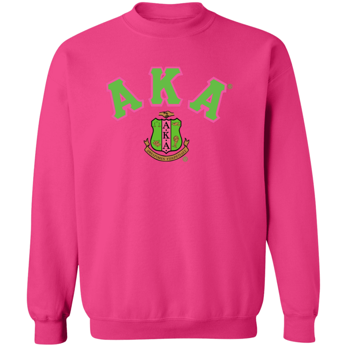 Alpha Kappa Alpha Crewneck Pullover Sweatshirt