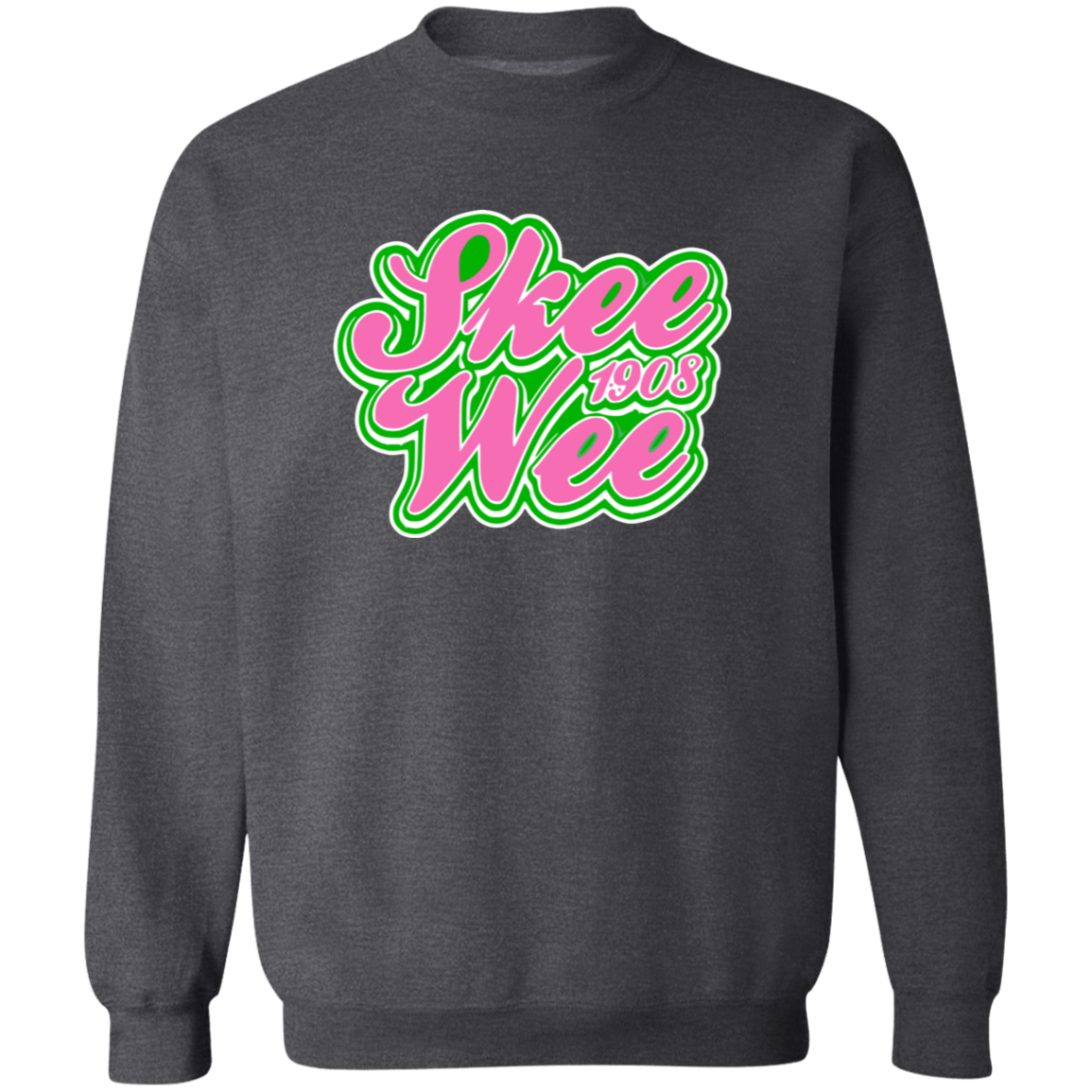 Alpha Kappa Alpha Screen Printed Crewneck Sweatshirt