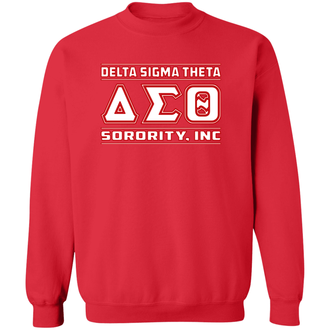 Delta Sigma Theta Sweatshirt Paraphernalia Screen Printed Unisex