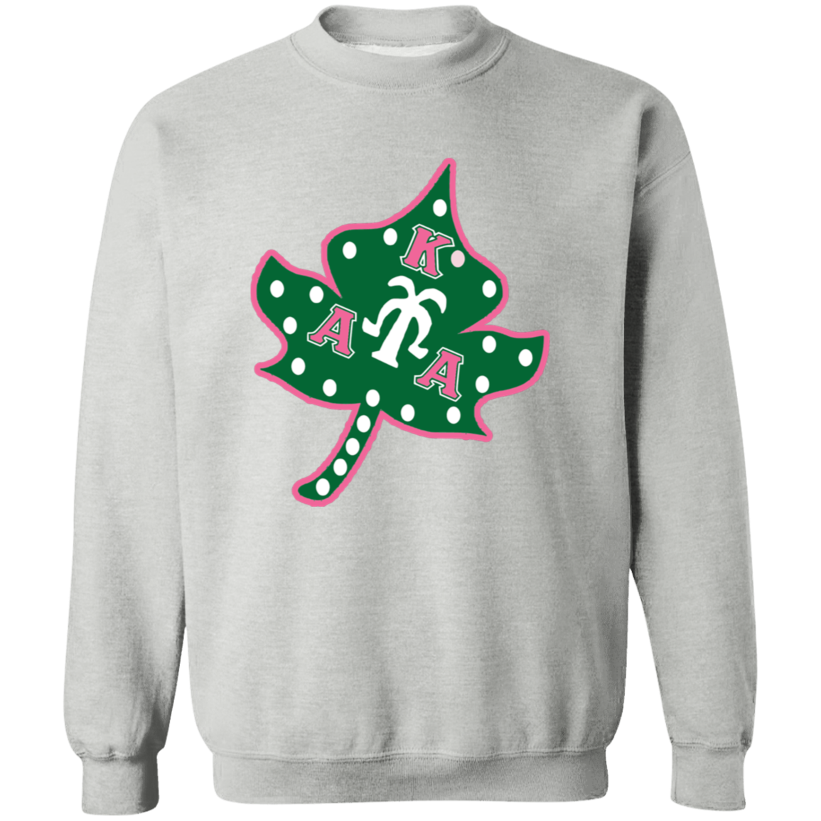 Alpha Kappa Alpha Screen Printed Crewneck Sweatshirt