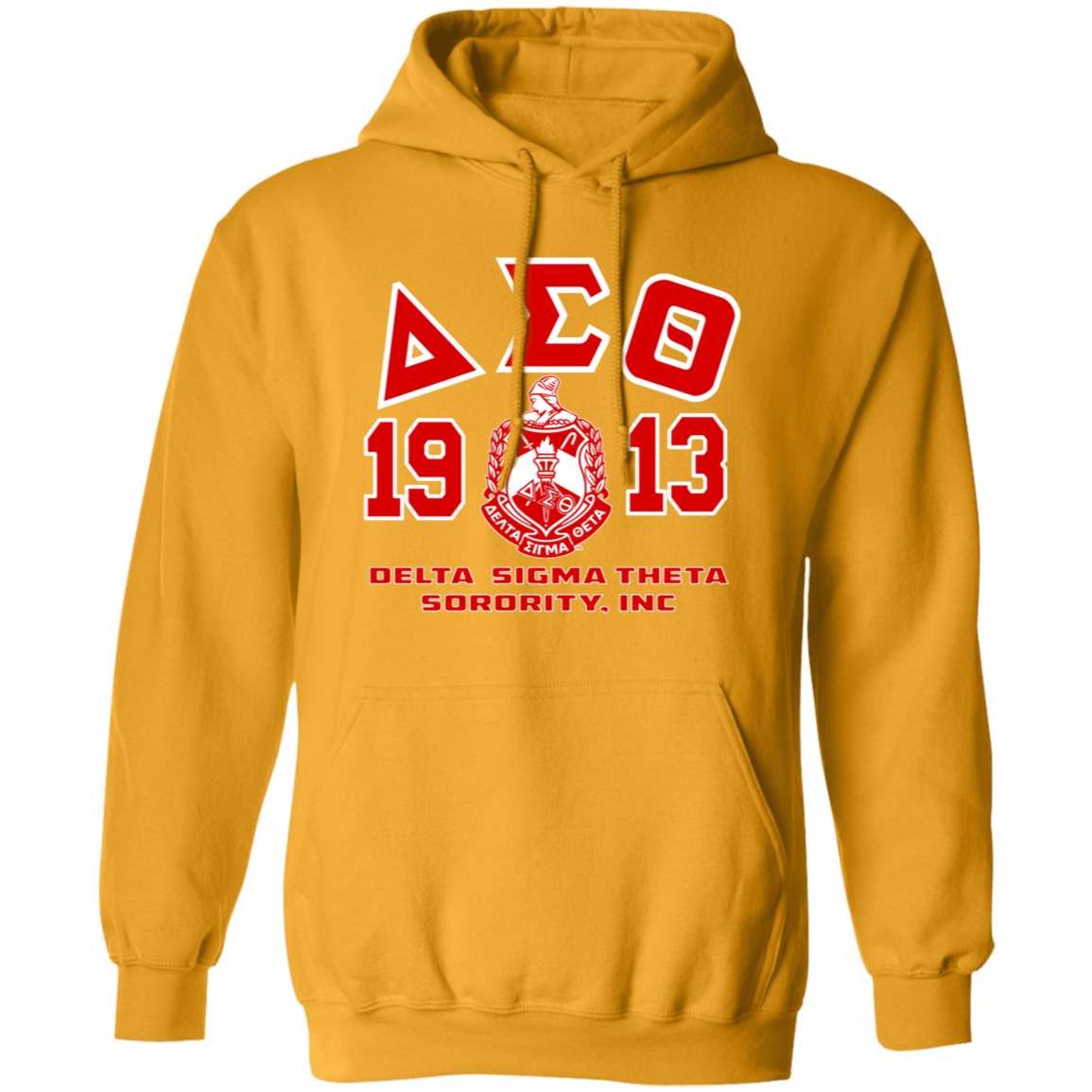 Delta Sigma Theta Hoodie Paraphernalia Screen Printed Unisex