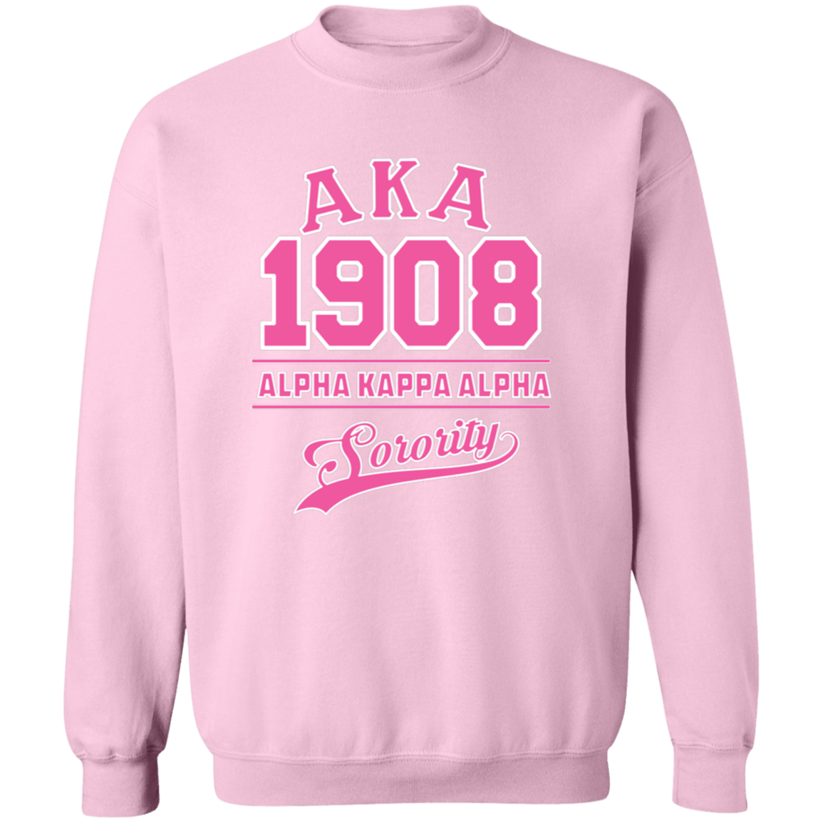 Alpha Kappa Alpha Screen Printed Crewneck Sweatshirt