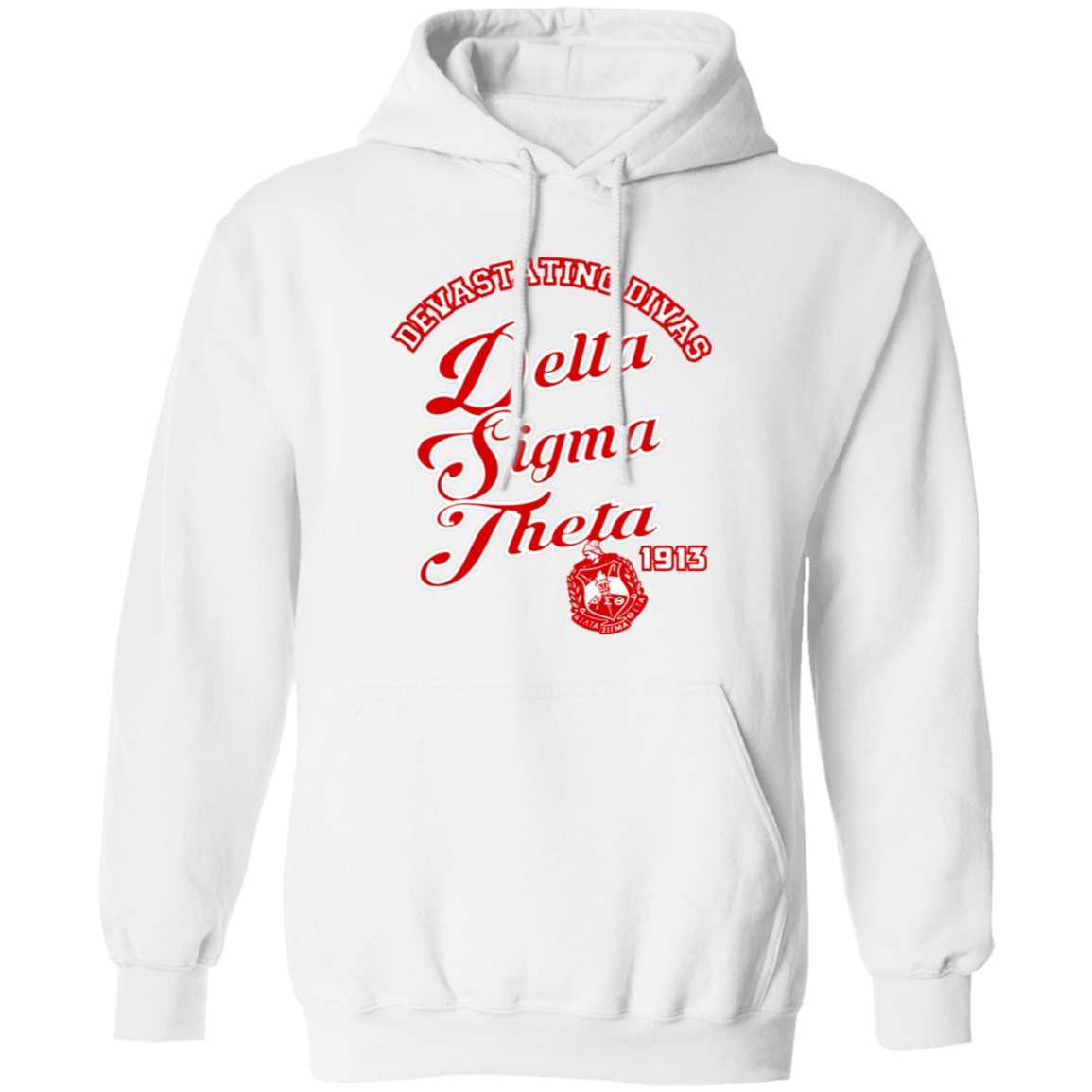 Delta Sigma Theta Hoodie Paraphernalia Screen Printed Unisex