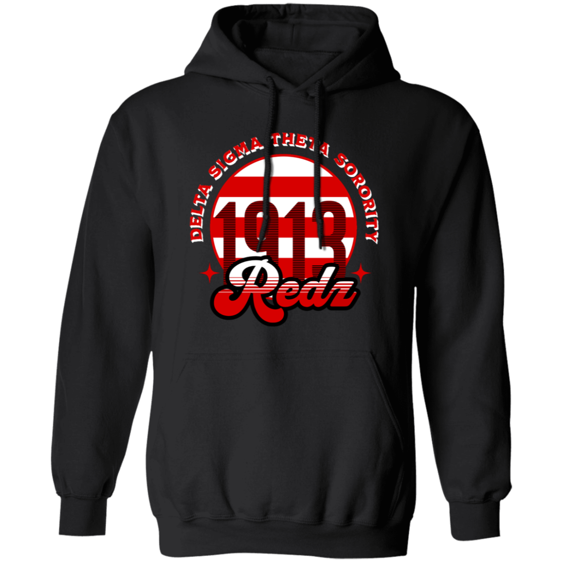 Delta Sigma Theta Hoodie Paraphernalia Screen Printed Unisex