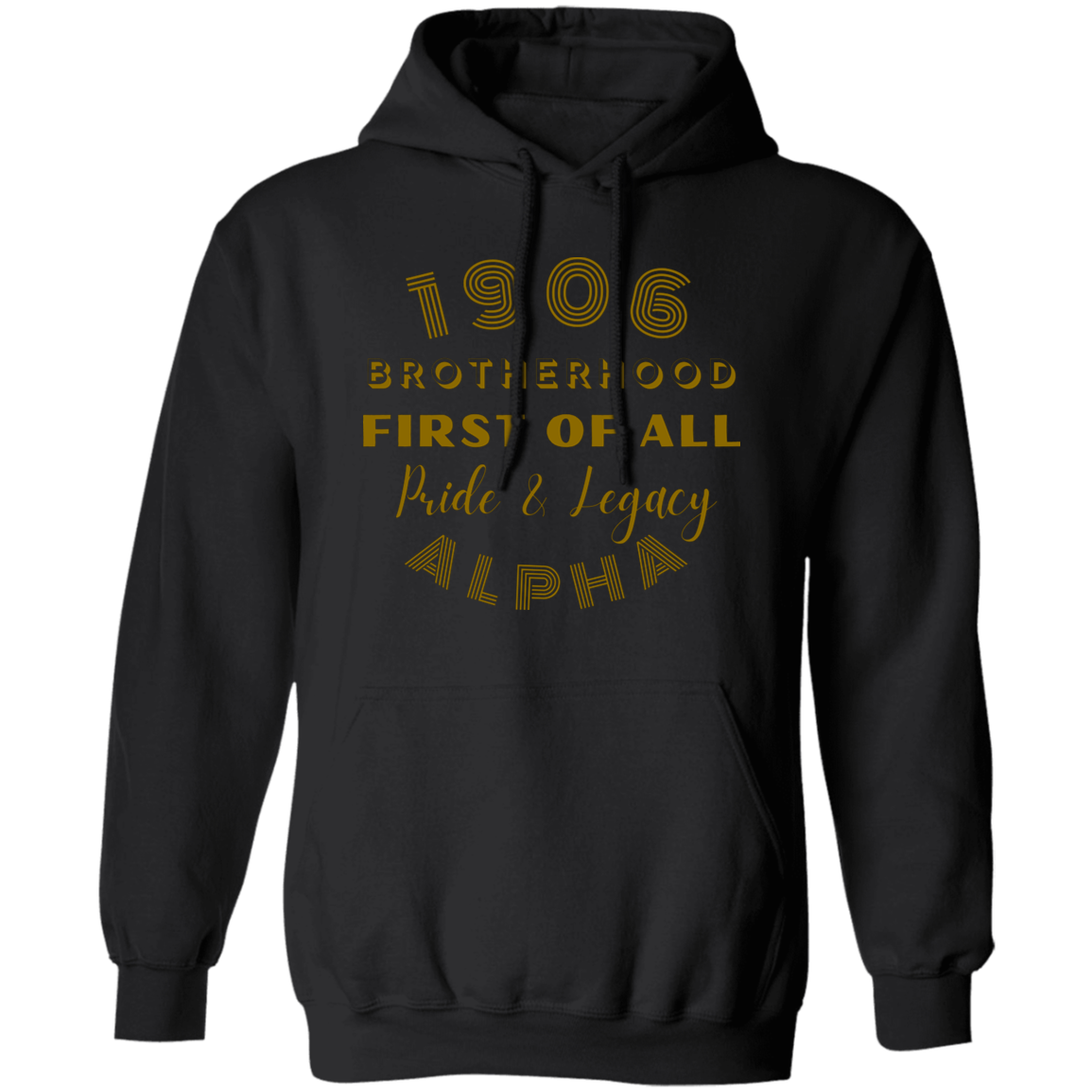 Alpha Phi Alpha Black Ice Collection Hoodie ed. 14 - My Greek Letters