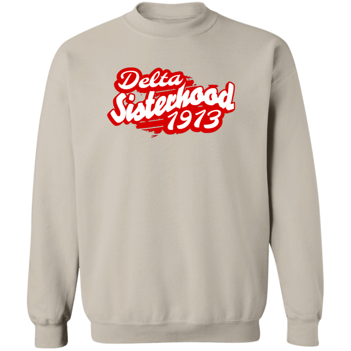 Delta Sigma Theta Sweatshirt Paraphernalia Screen Printed Unisex