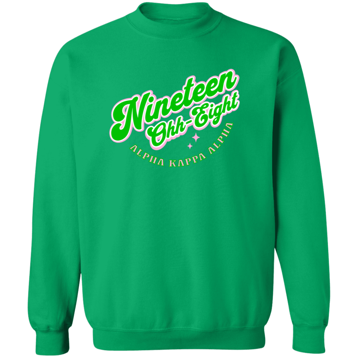Alpha Kappa Alpha Crewneck Pullover Sweatshirt - My Greek Letters