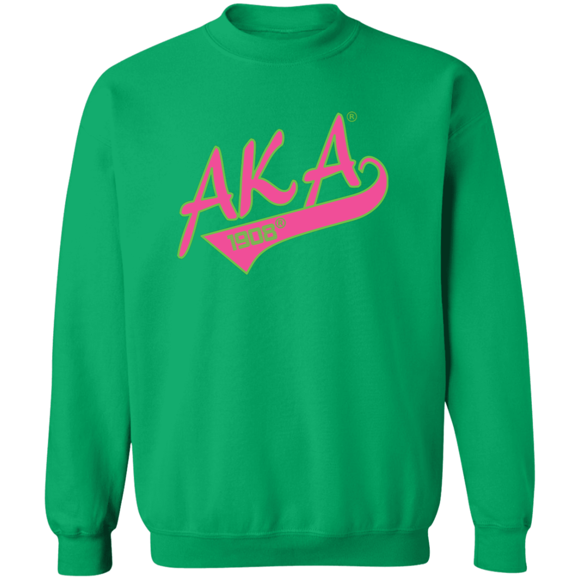 Alpha Kappa Alpha Screen Printed Crewneck Sweatshirt