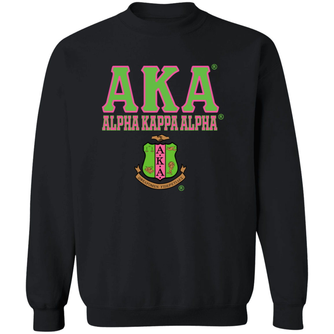 Alpha Kappa Alpha Crewneck Pullover Sweatshirt