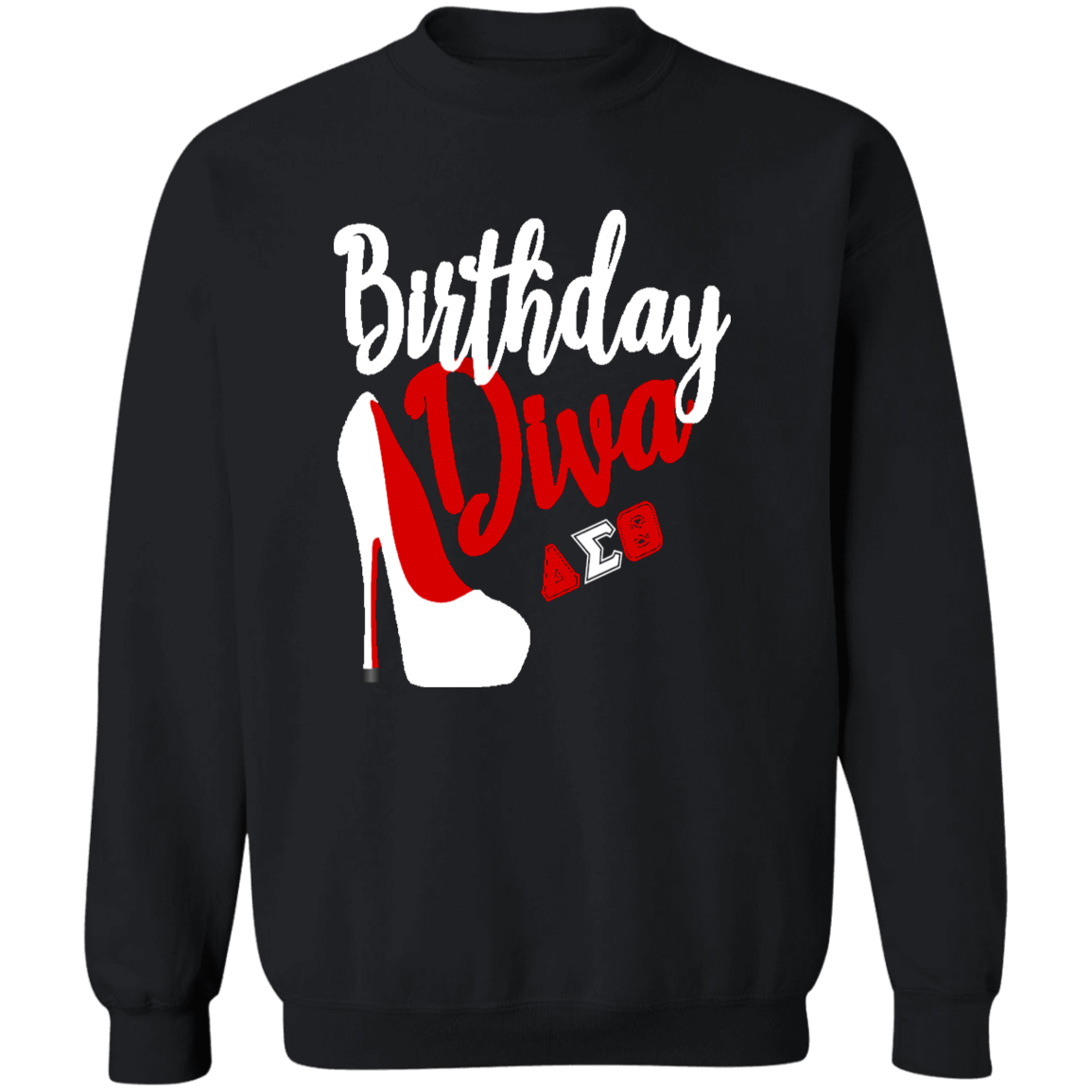 Delta Sigma Theta Sweatshirt Paraphernalia Screen Printed Unisex
