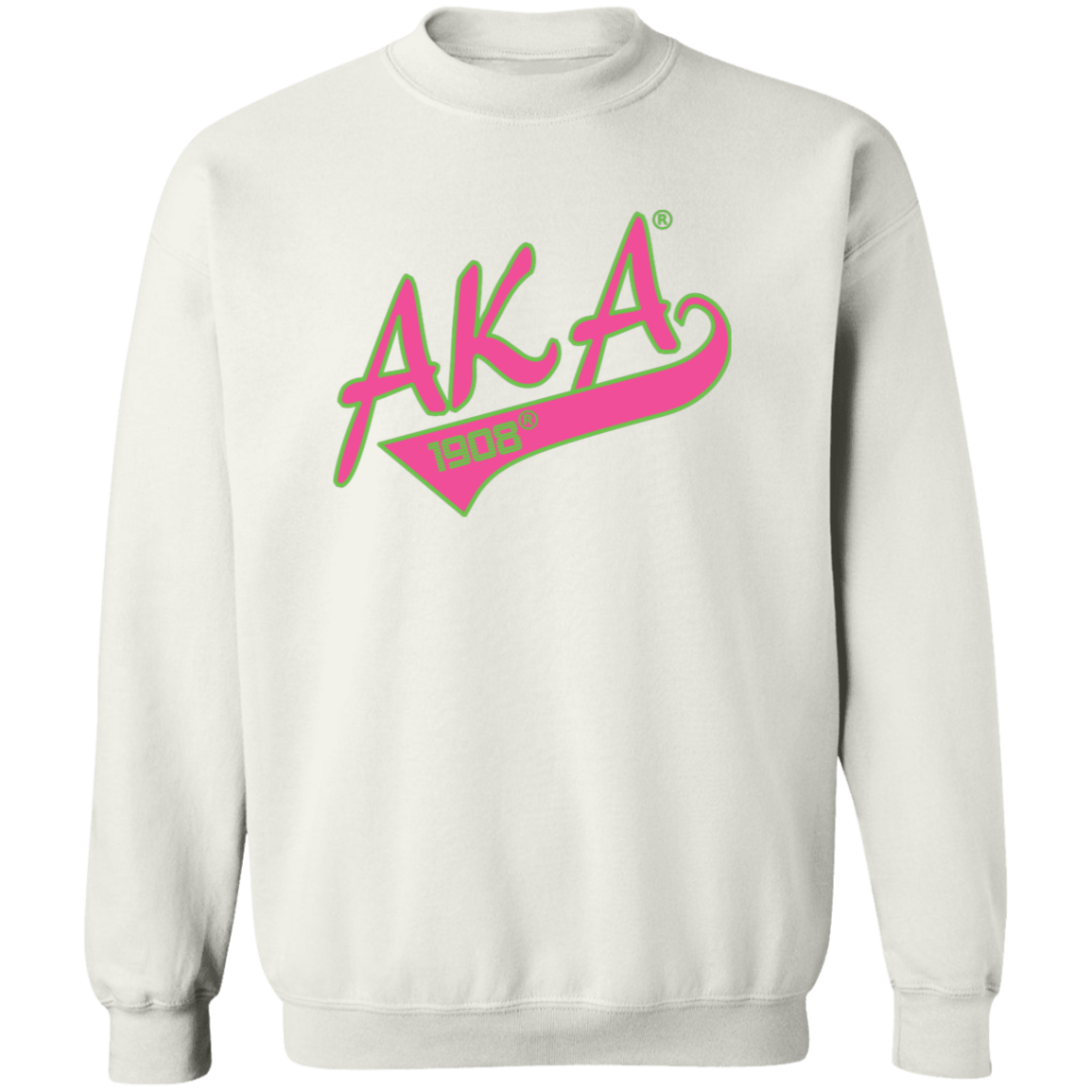 Alpha Kappa Alpha Screen Printed Crewneck Sweatshirt