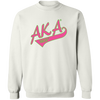 Alpha Kappa Alpha Screen Printed Crewneck Sweatshirt