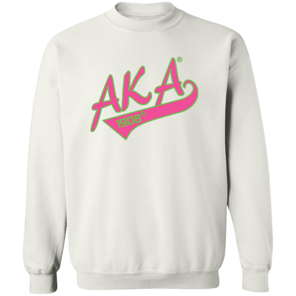 Alpha Kappa Alpha Screen Printed Crewneck Sweatshirt