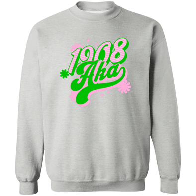 Alpha Kappa Alpha Crewneck Pullover Sweatshirt - My Greek Letters