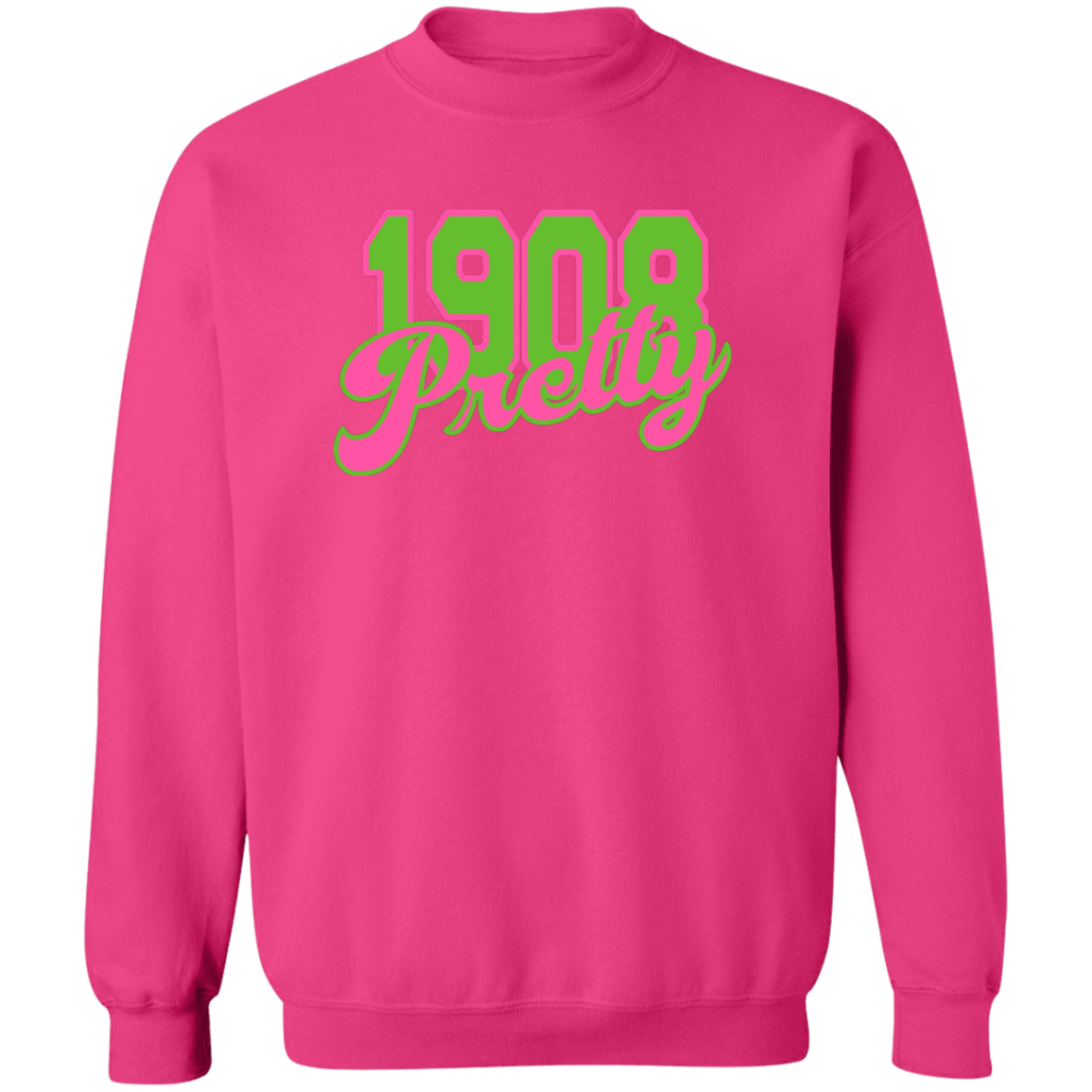 Alpha Kappa Alpha Screen Printed Crewneck Sweatshirt