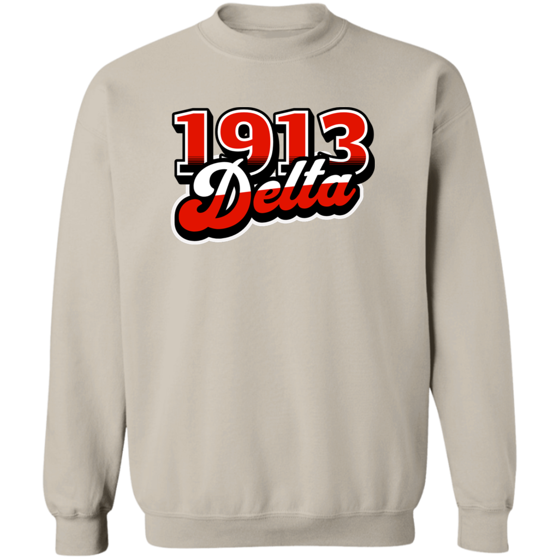 G180 Crewneck Pullover Sweatshirt - My Greek Letters
