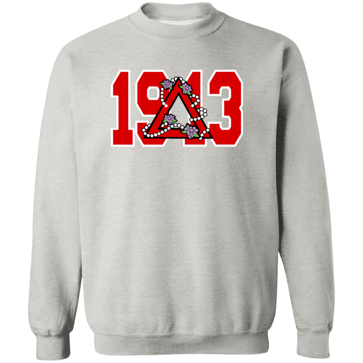 Delta Sigma Theta Sweatshirt Paraphernalia Screen Printed Unisex