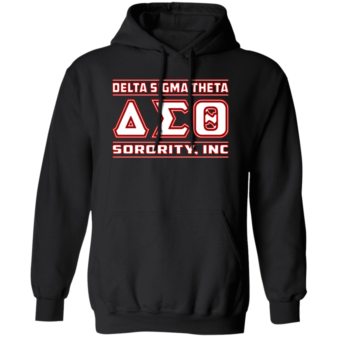 Delta Sigma Theta Hoodie Paraphernalia Screen Printed Unisex