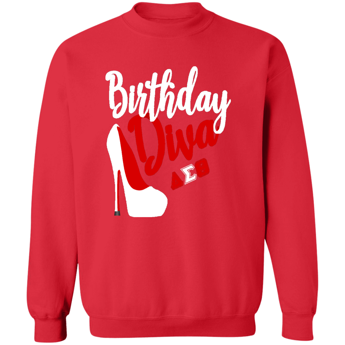 Delta Sigma Theta Sweatshirt Paraphernalia Screen Printed Unisex