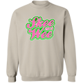 Alpha Kappa Alpha Screen Printed Crewneck Sweatshirt