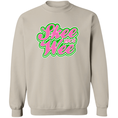 Alpha Kappa Alpha Screen Printed Crewneck Sweatshirt