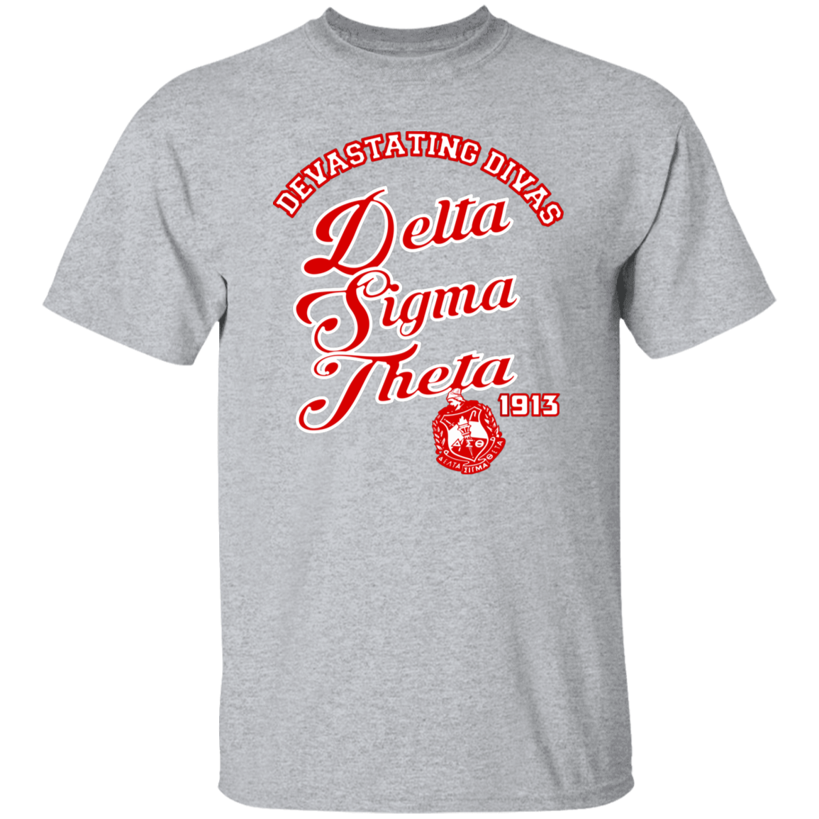 Delta Sigma Theta T-Shirt Paraphernalia Screen Printed Unisex
