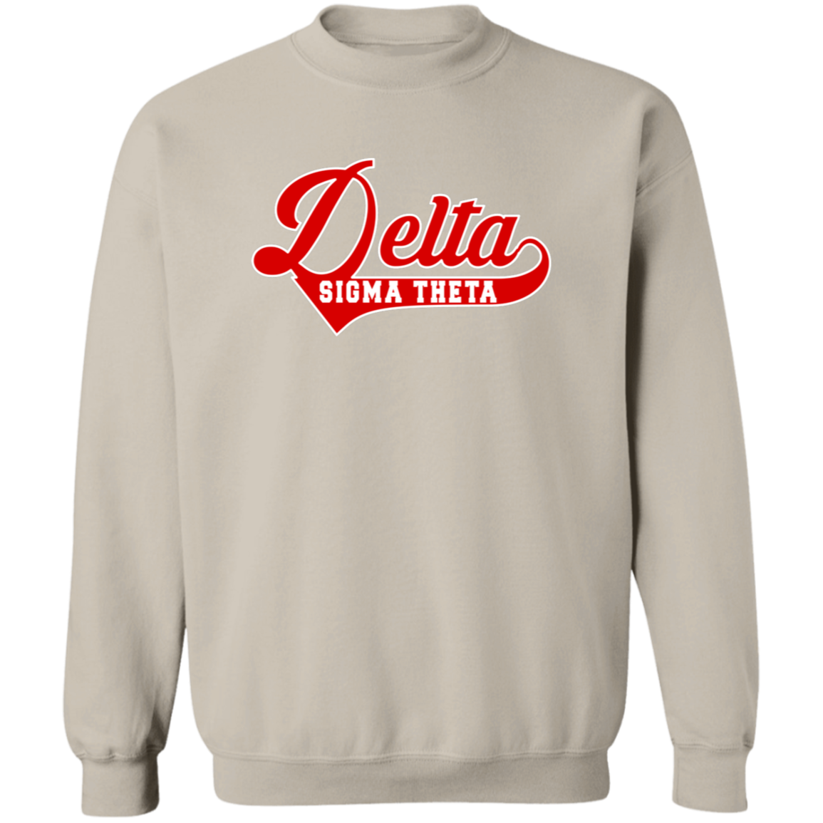 Delta Sigma Theta Sweatshirt Paraphernalia Screen Printed Unisex