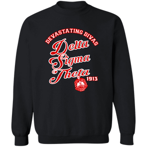 Delta Sigma Theta Sweatshirt Paraphernalia Screen Printed Unisex