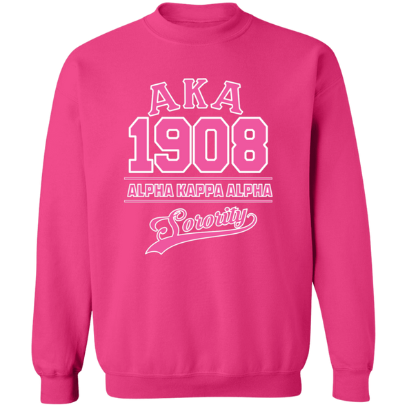 Alpha Kappa Alpha Screen Printed Crewneck Sweatshirt