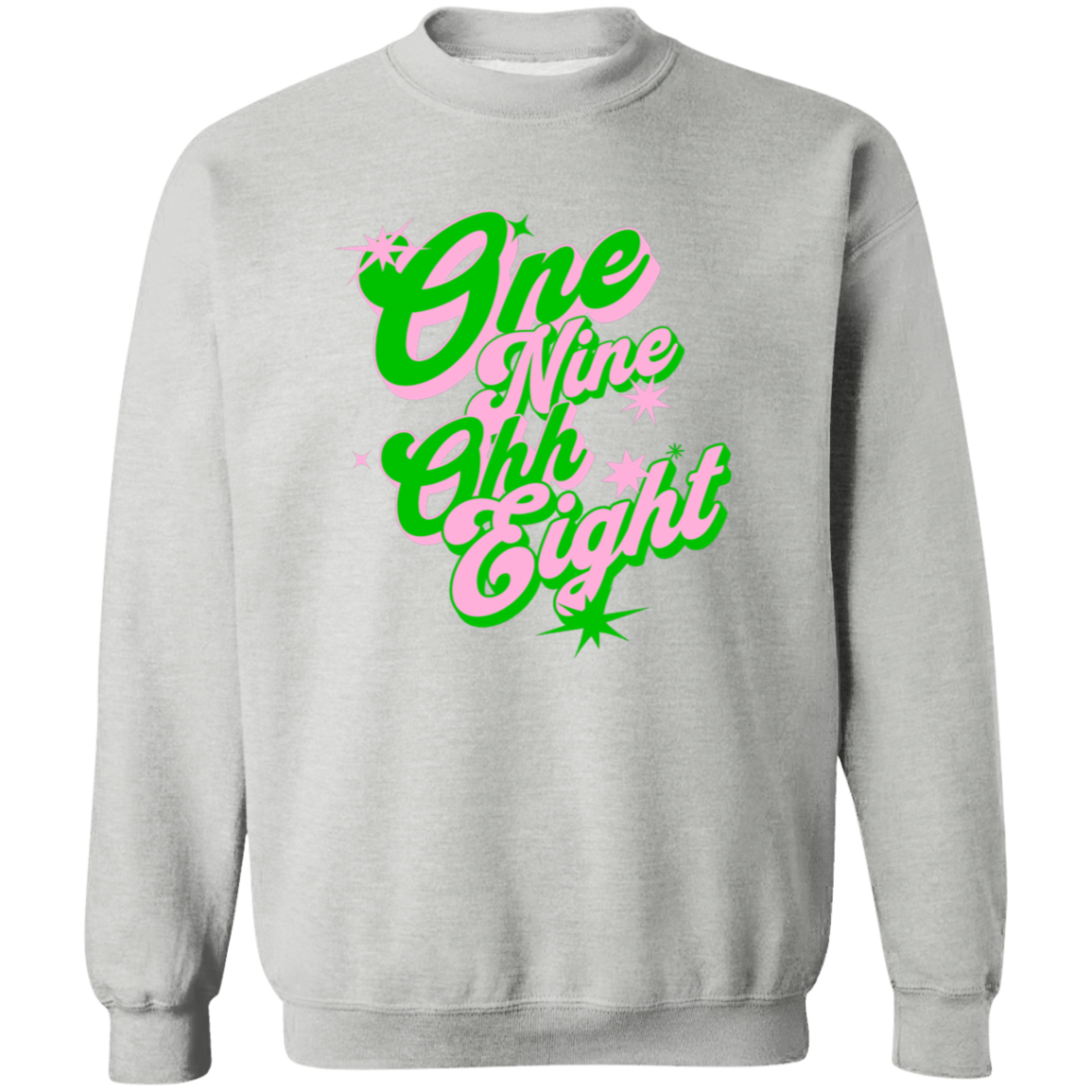 Alpha Kappa Alpha Crewneck Pullover Sweatshirt - My Greek Letters