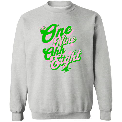Alpha Kappa Alpha Crewneck Pullover Sweatshirt - My Greek Letters